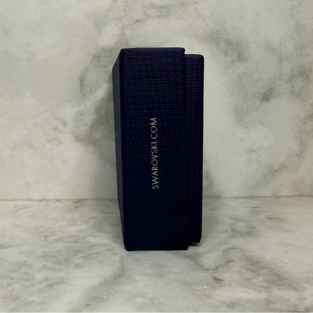 Authentic Swarovski Jewelry Box Set – Blue Box with Tags (Empty}